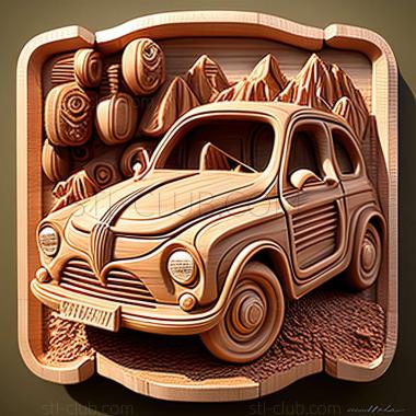 3D модель Fiat Cinquecento (STL)